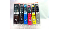 Complete set of 6 Canon PGI-270XL-CLI-271XL Compatibles Inkjet Cartridges